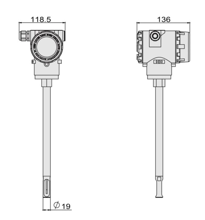 ACU100I插入式热式质量流量计