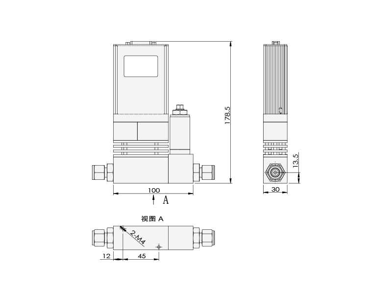 高温型质量流量计/控制器 高温型质量流量计/控制器